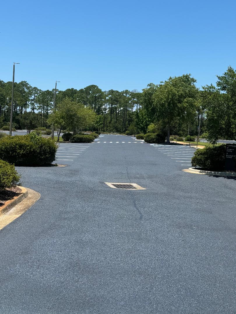 Complete Asphalt Transformation: Expert Crack Filling, Seal Coating, and Parking Lot Striping by Brynco Improvements Thumbnail